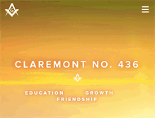 Tablet Screenshot of claremontlodge.org